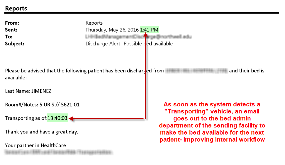 Discharge Alert &mdash; Automated Bed Availability Notification